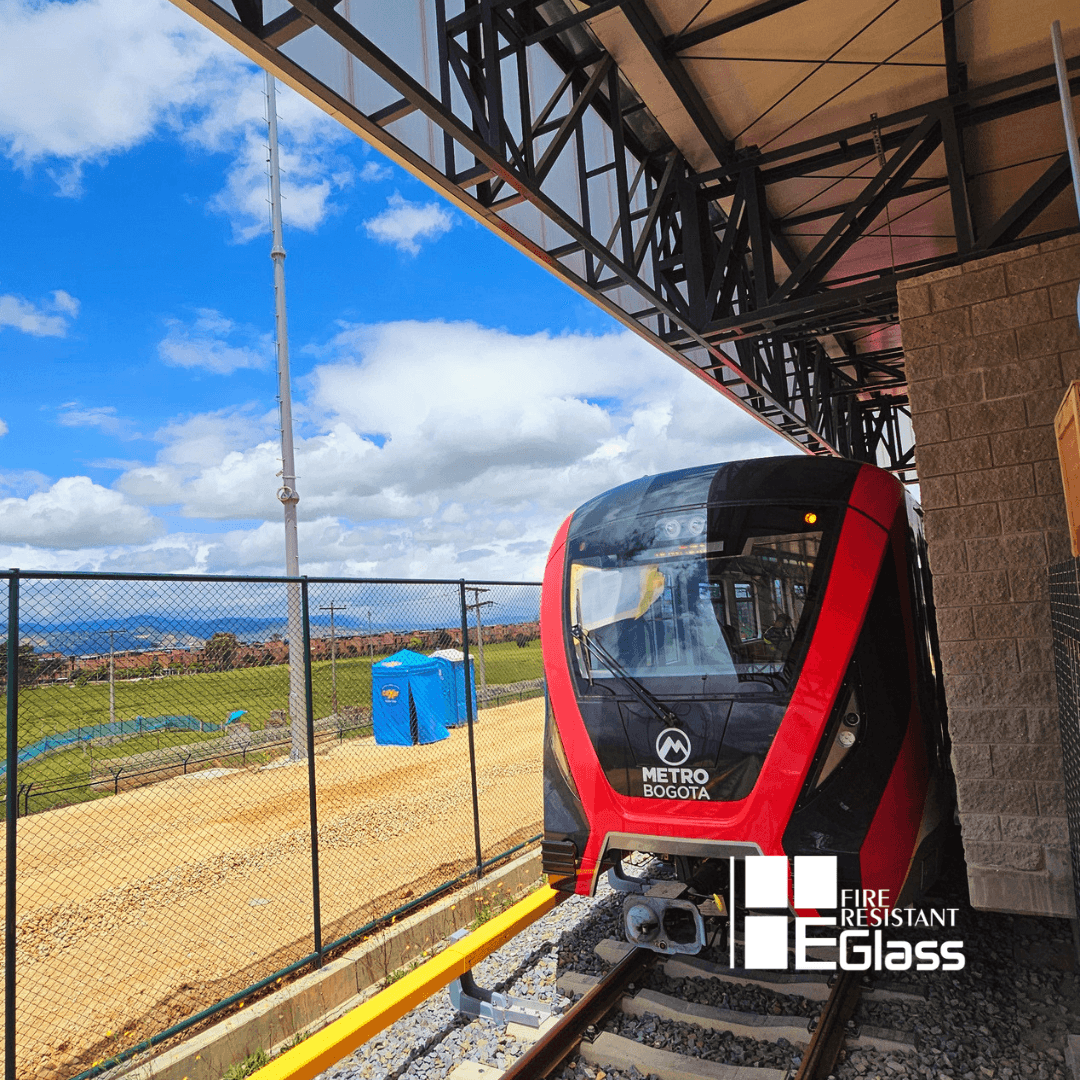 Puertas cortafuego para la Línea 1 del Metro de Bogotá instaladas por Eglass Fire Resistant