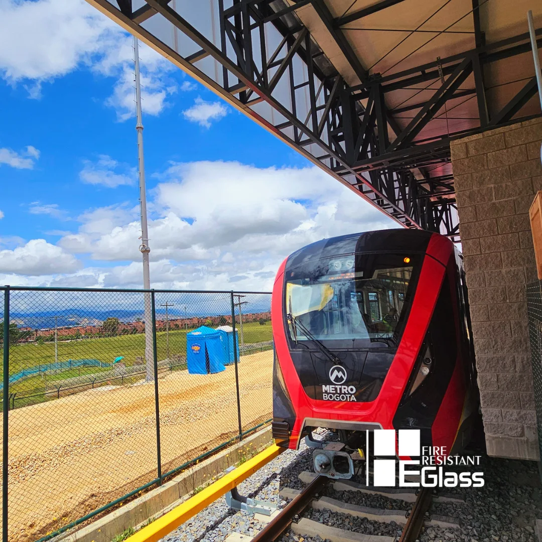 Puertas cortafuego para la Línea 1 del Metro de Bogotá instaladas por Eglass Fire Resistant